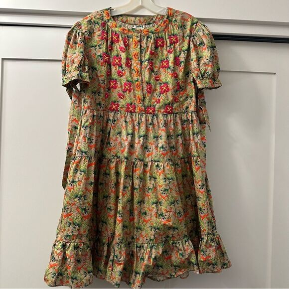 Anthropologie Roopa Pemmaraju Beaded Auretta Mini Dress Size Medium - Picture 2 of 15